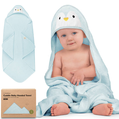 KeaBabies Cuddle Baby Hooded Towel