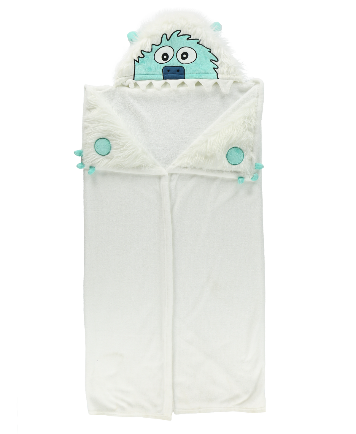 Wearable Hooded Fleece Blankets For Kids - Yeti