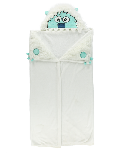 Wearable Hooded Fleece Blankets For Kids - Yeti