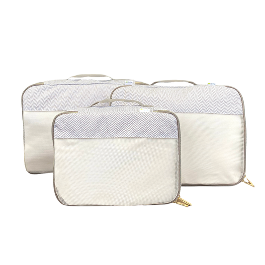 *OUTLET* Pack Like A Boss™ Packing Cubes Large Taupe