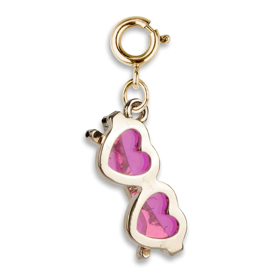 Gold Heart Sunglass charm