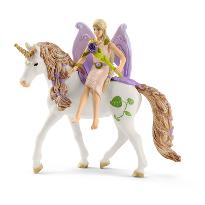 Glittering Flower House Fairies and Unicorns Toy Playset
