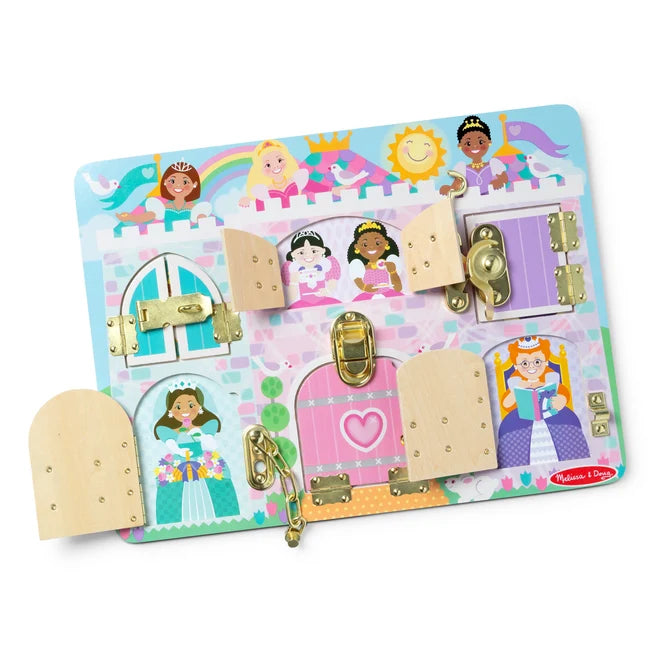 Melissa and Doug Princess Castle Latches Board
