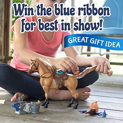 Blue Ribbon Champions Deluxe Quarter Horse Playset