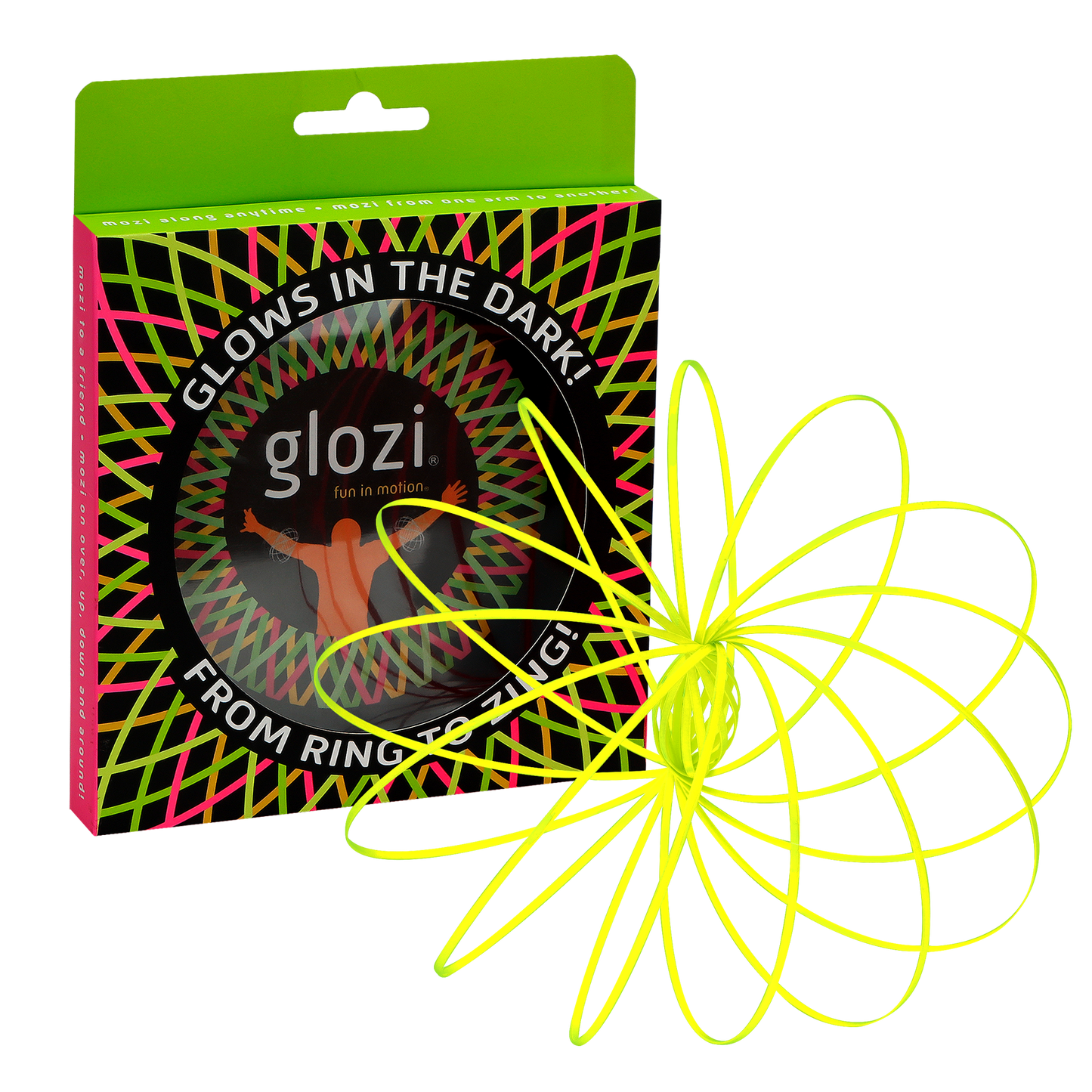 Glozi - Flow Toy - Glowing Yellow