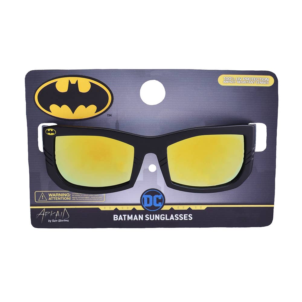 Officially Licensed Kids Arkaid Batman Black Cutout Sunglass