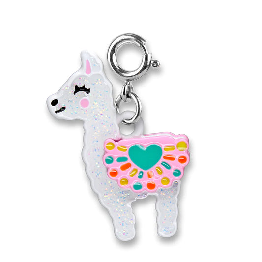 Glitter Llama Charm