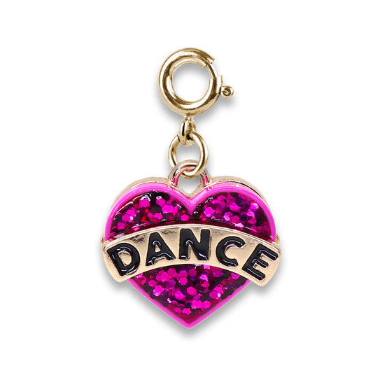 Gold Glitter Dance Heart