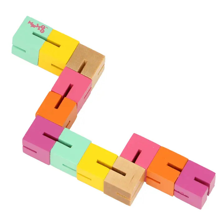 Majigg Wooden Twisty Blocks Sensory Toy