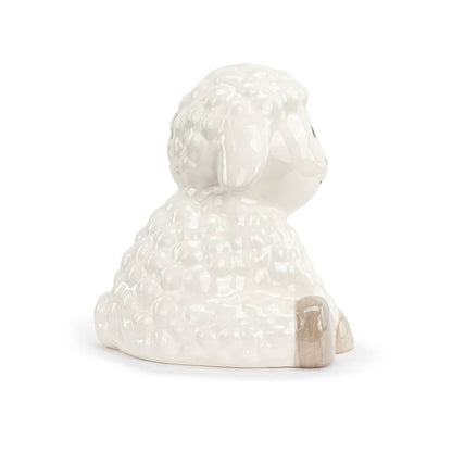 Ceramic Lamb Bank - 6x6.5x6in