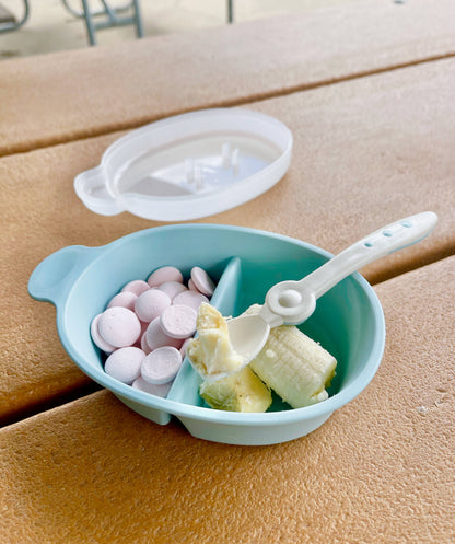 LITTOES Travel Bowl Set Blue - new packaging