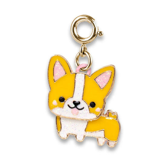 Gold Corgi Charm