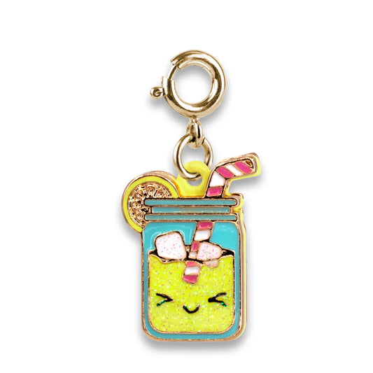 GOLD GLITTER LEMONADE CHARM
