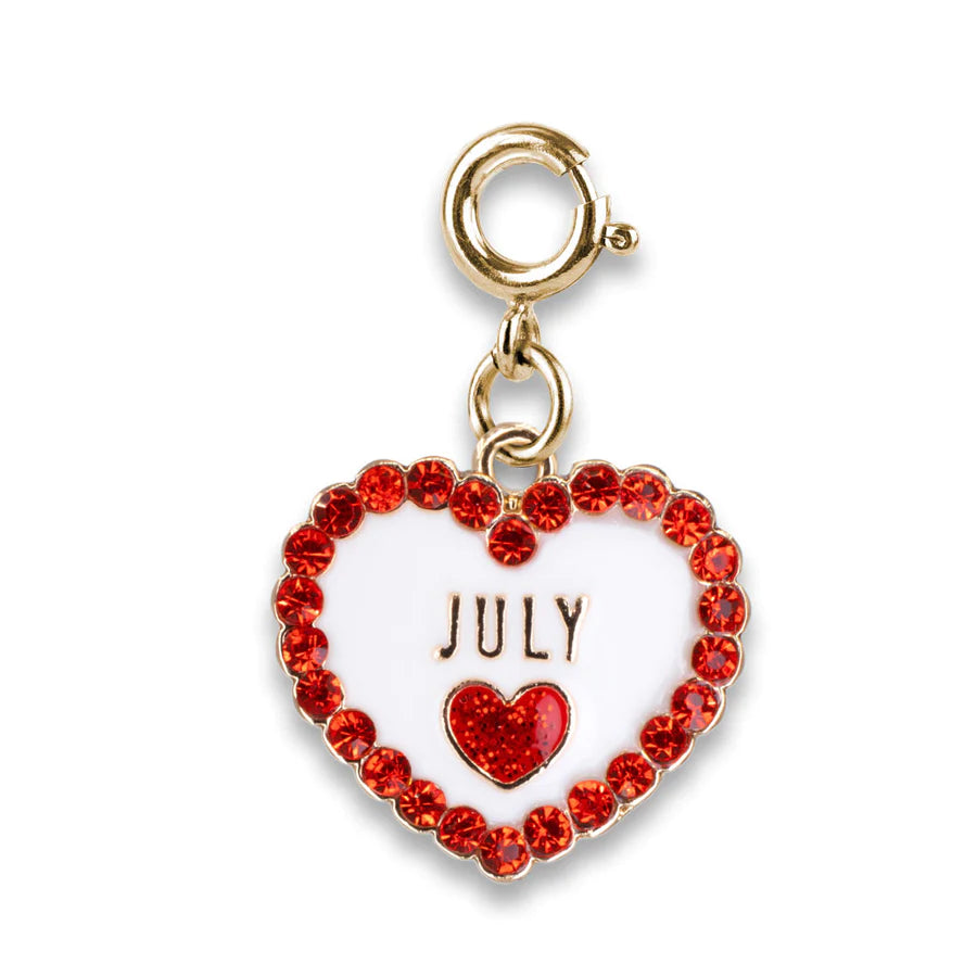 Gold July Birthstone Charm