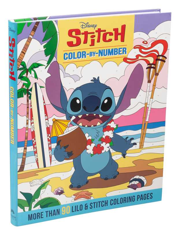 Disney Stitch Color-By-Number by Editors of Thunder Bay Press
