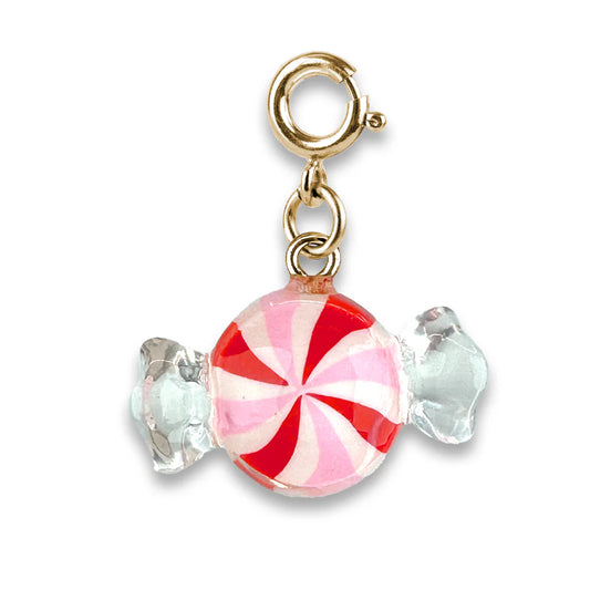 GOLD PEPPERMINT CANDY CHARM