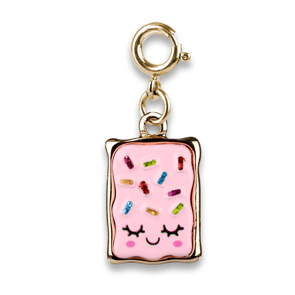 Gold Toaster Cake charm