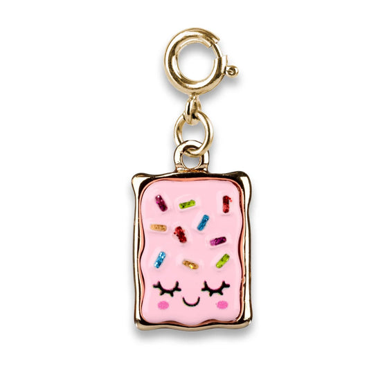 Gold Toaster Cake charm