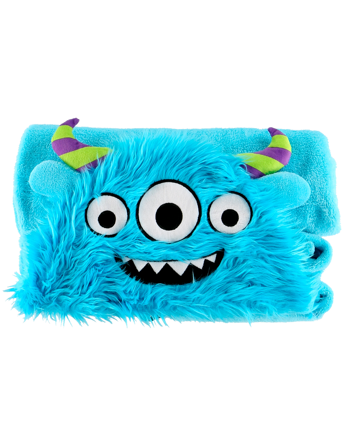 Wearable Hooded Fleece Blankets For Kids - Monster
