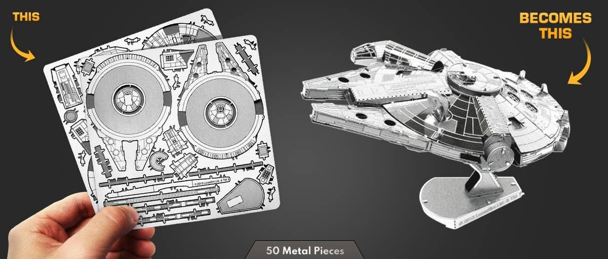 Star Wars Millennium Falcon Metal Earth DIY Model Kit