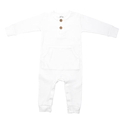 Baby Ribbed Playsuit with Pockets