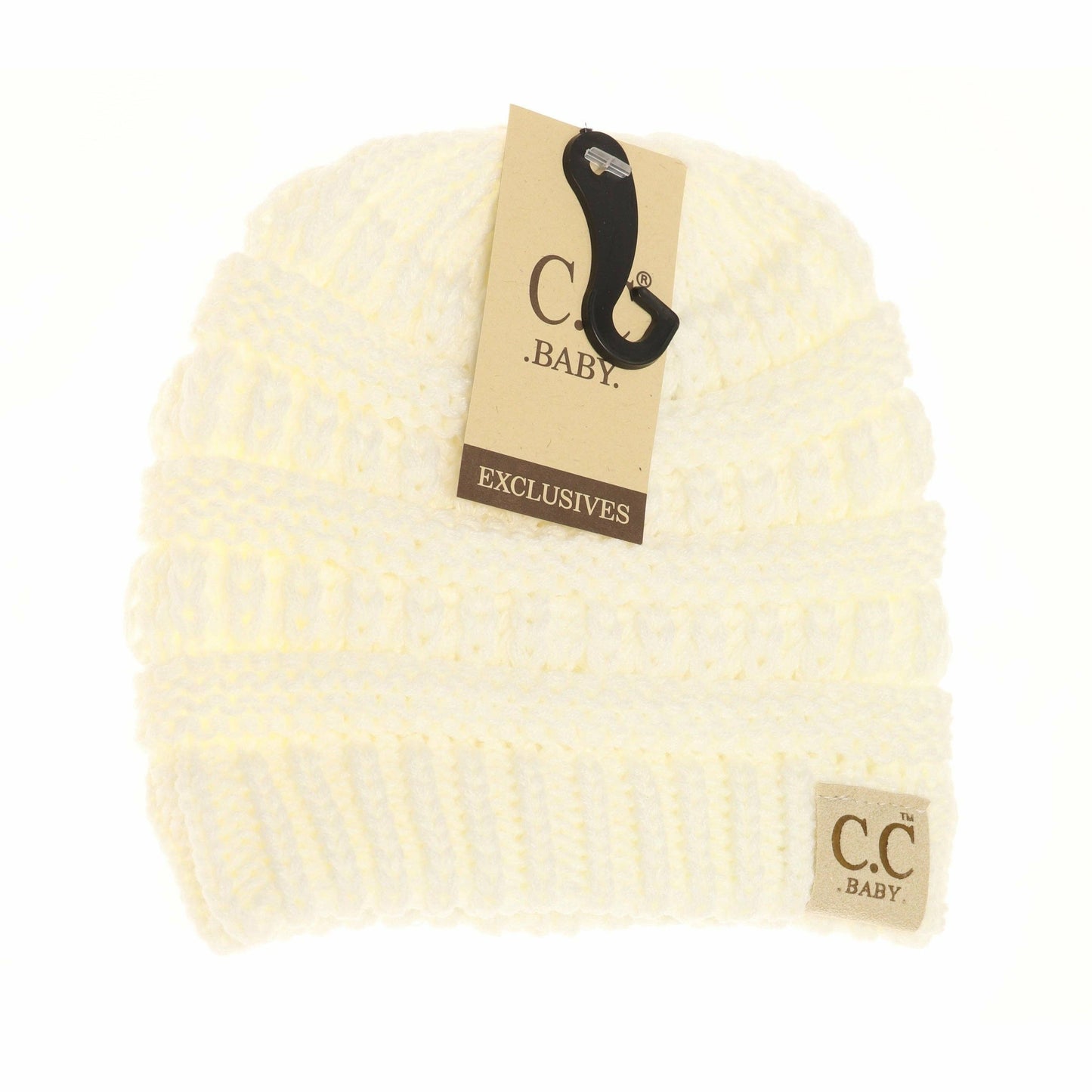 Solid CC Beanie for Newborn Baby