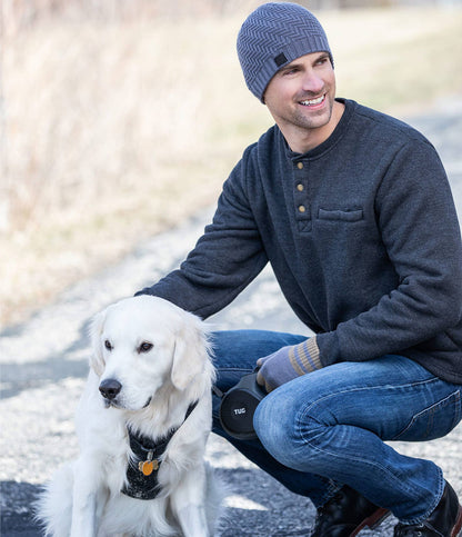 Britt's Knits Men's Lodge Beanie Open Stock: Black