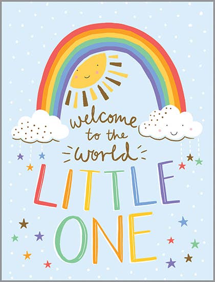 Baby Greeting Card - Baby Rainbow