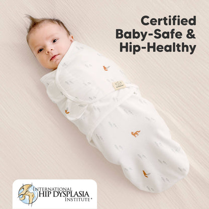3pk Soothe Zippy Baby Swaddles, Newborn Sleep Sack