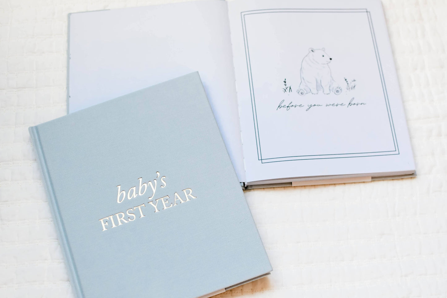 Baby's First Year Memory Book & Photo Album | Gift for Mom