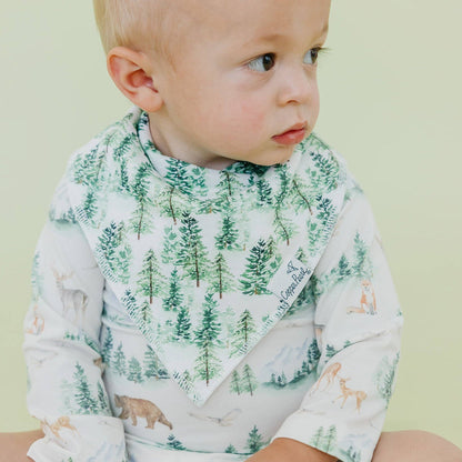4 Pack Baby Bandana Bibs - Grayson