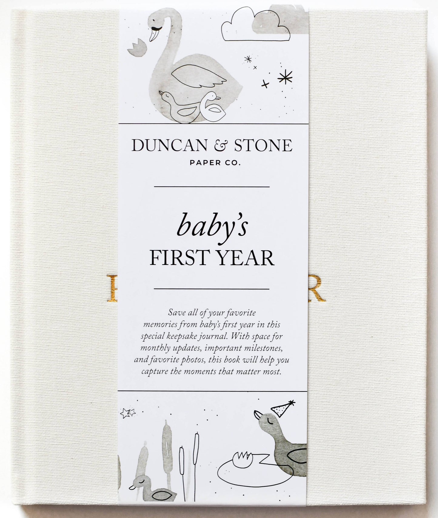 Baby's First Year Memory Book & Photo Album | Gift for Mom