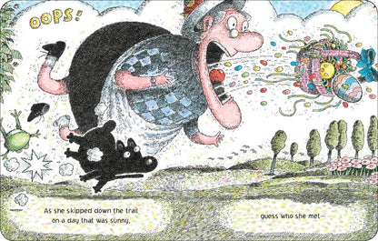 There Was An Old Lady Who Swallowed A Chick!