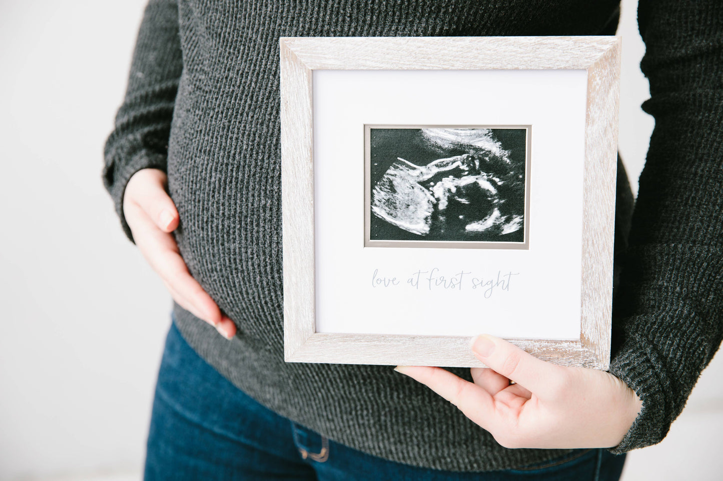 Rustic Sonogram Photo Frame