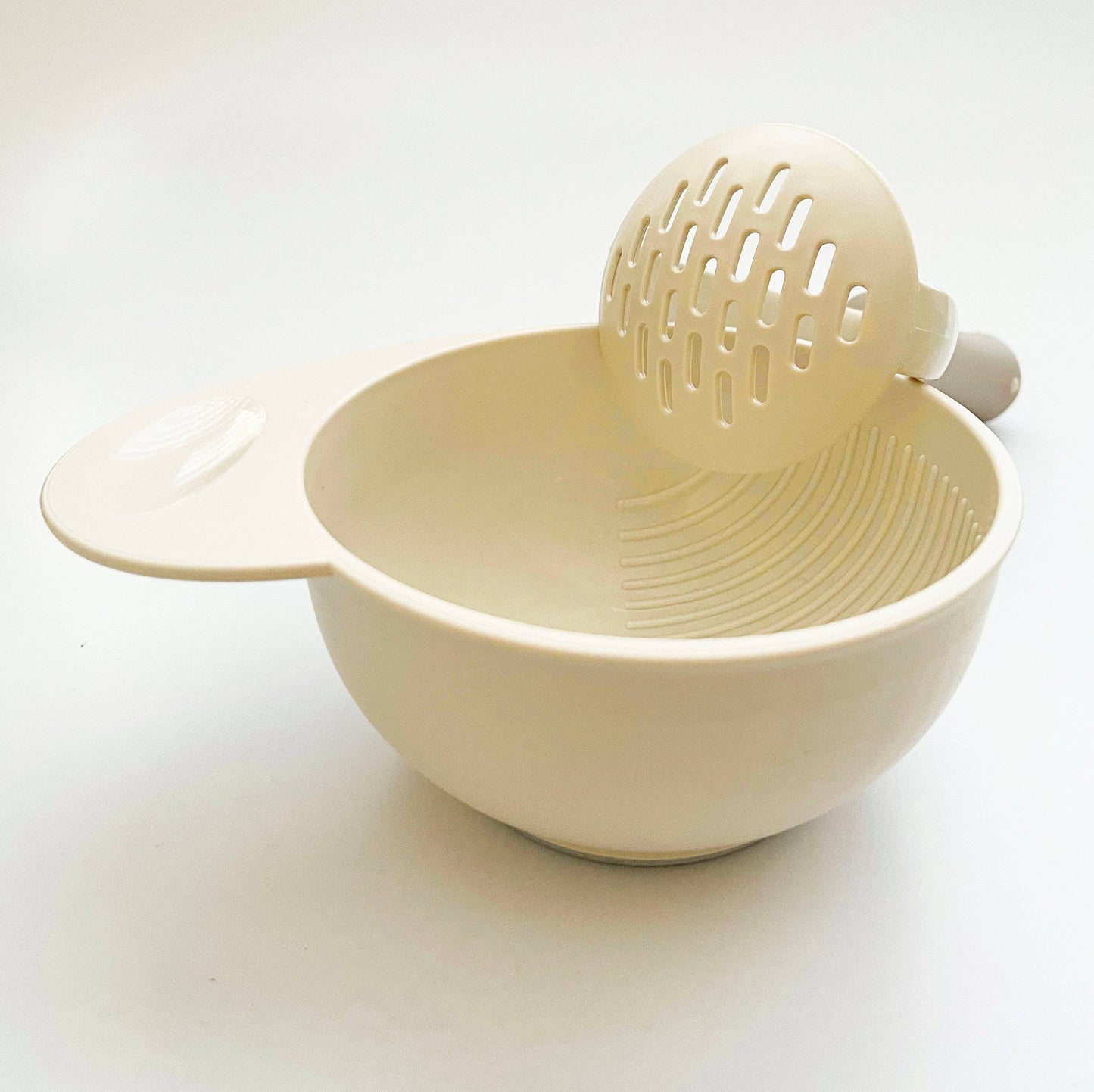 Baby Food Masher Bowl Beige