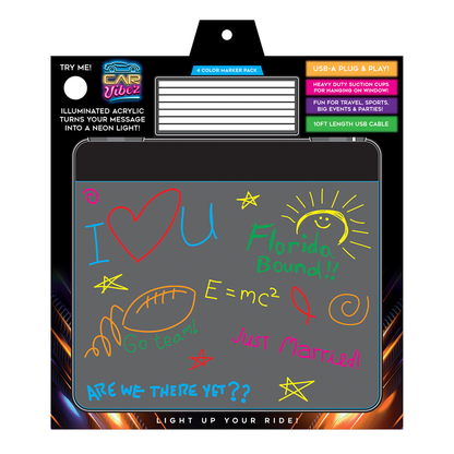 Dry Erase Illuminated Glow Board with Markers