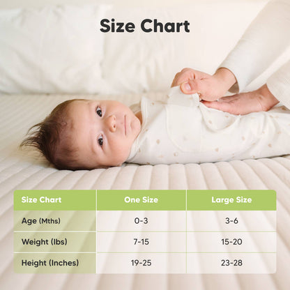 3pk Soothe Zippy Baby Swaddles, Newborn Sleep Sack