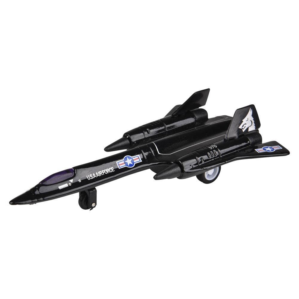 5" Diecast Pull Back Stealth Plane