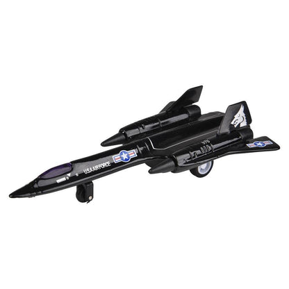 5" Diecast Pull Back Stealth Plane