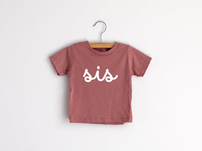Sis Script Baby & Kids Tri-Blend Tee
