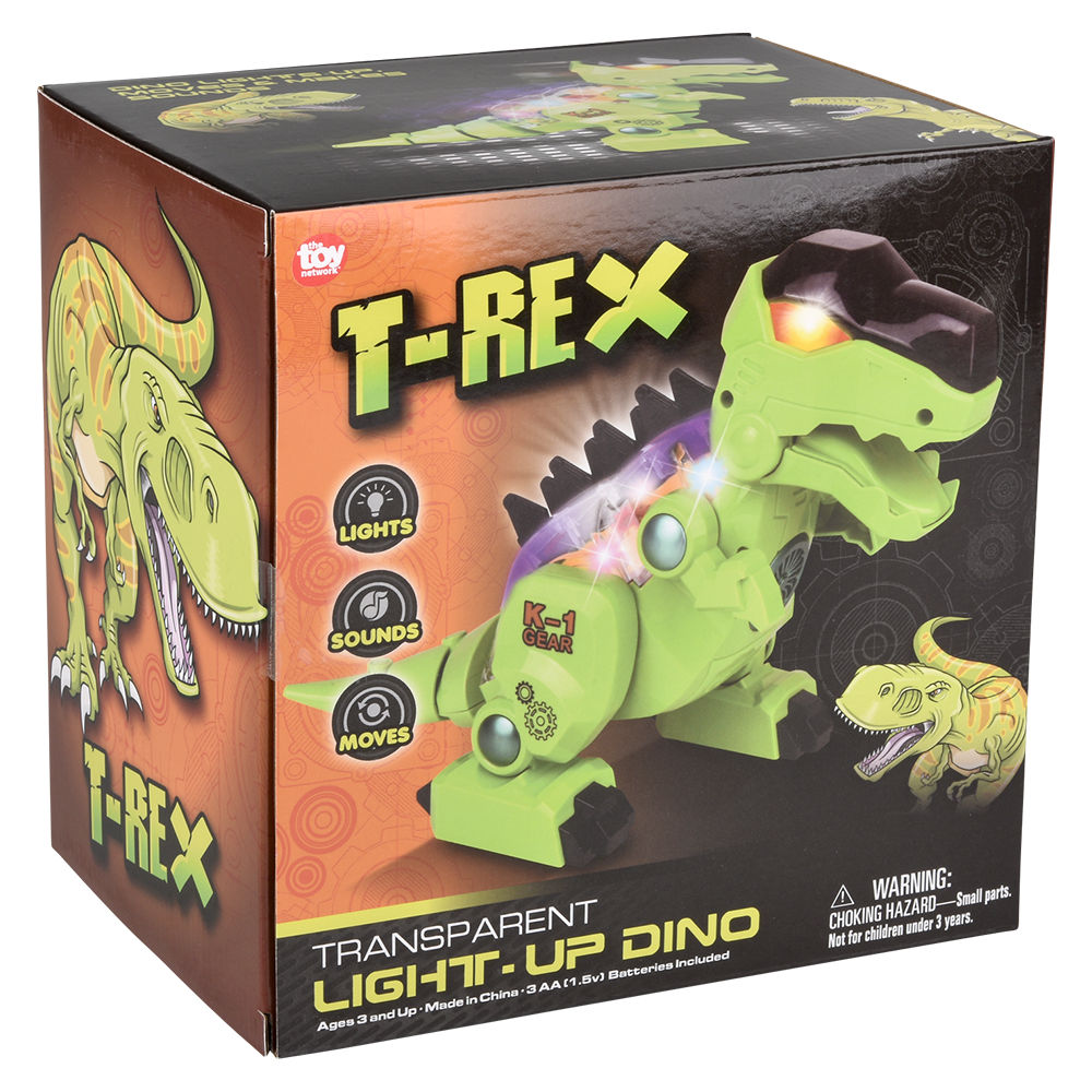 10" LIGHT-UP GEAR T-REX