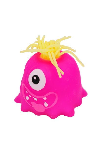 Noodle Hair Monster Fluffy Slime Filled Squishy