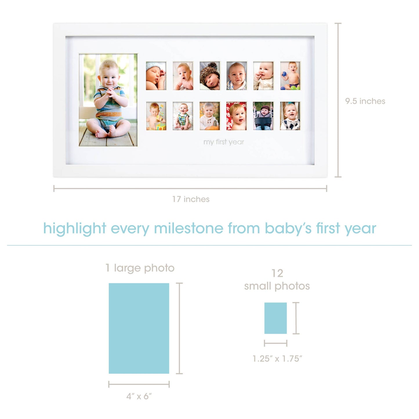 Photo Moments First Year Keepsake Frame