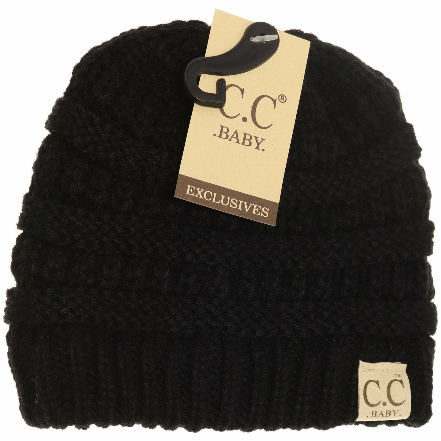 Solid CC Beanie for Newborn Baby