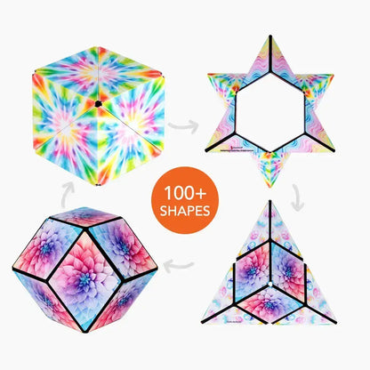 Shashibo Tie Dye Twist Magnetic Puzzle Cube STEAM MESH - NEW
