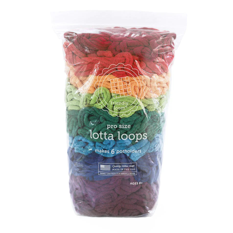 lotta loops potholders rainbow