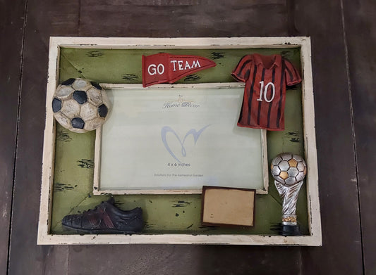 Magnetic Soccer Picture Frame