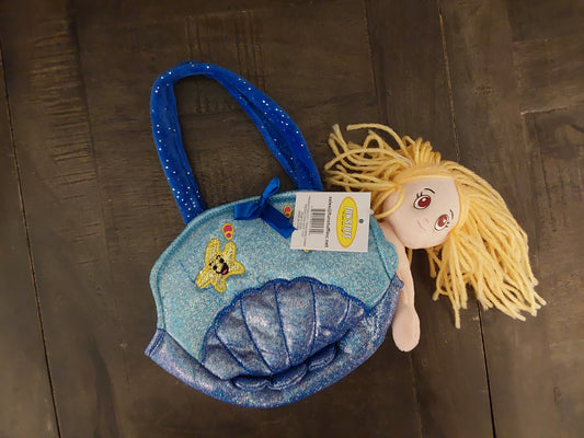 Mermaid Shell Plush Handbag