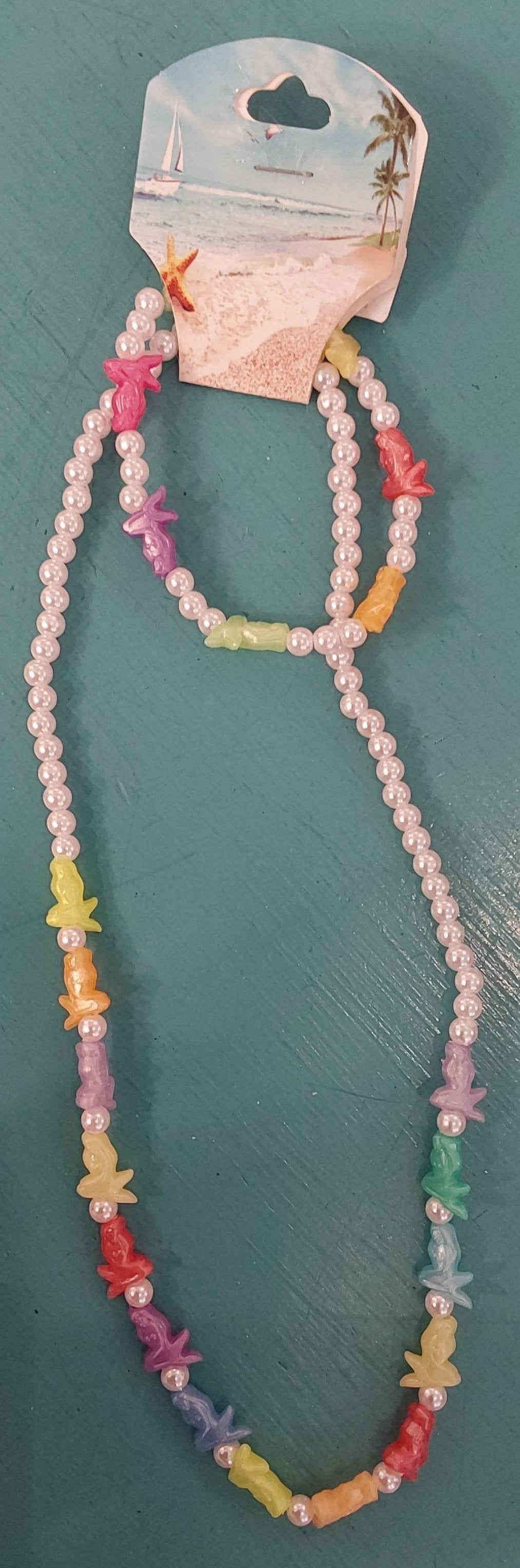 Beach Necklace and Bracelet Set