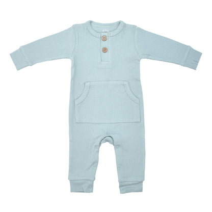 Baby Ribbed Playsuit with Pockets